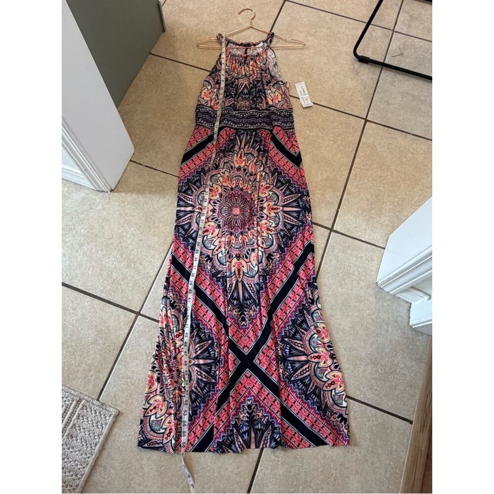 London style collection Sleeveless Printed Maxi Dress size 12 new with tag - Picture 4 of 5